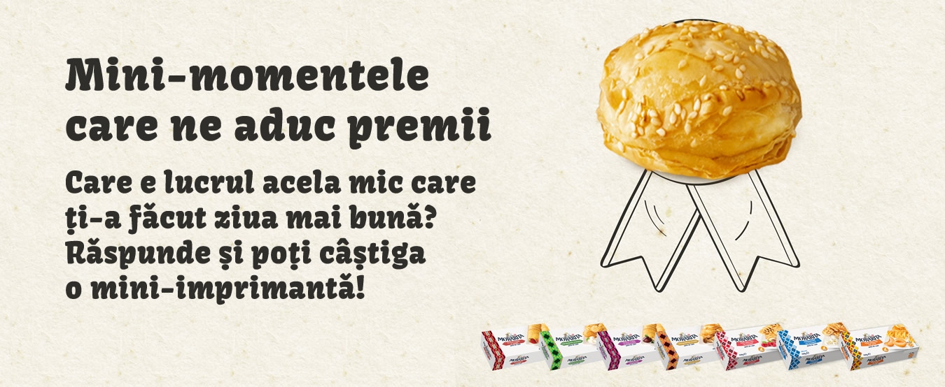 Mini-momentele care ne aduc premii - Care e lucrul acela mic care ți-a făcut ziua mai bună? Răspunde și poți câștiga o mini-imprimantă!